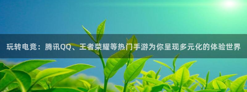 手机版赢咖娱乐客户端下载：玩转电竞：腾讯QQ、王者荣耀等热门